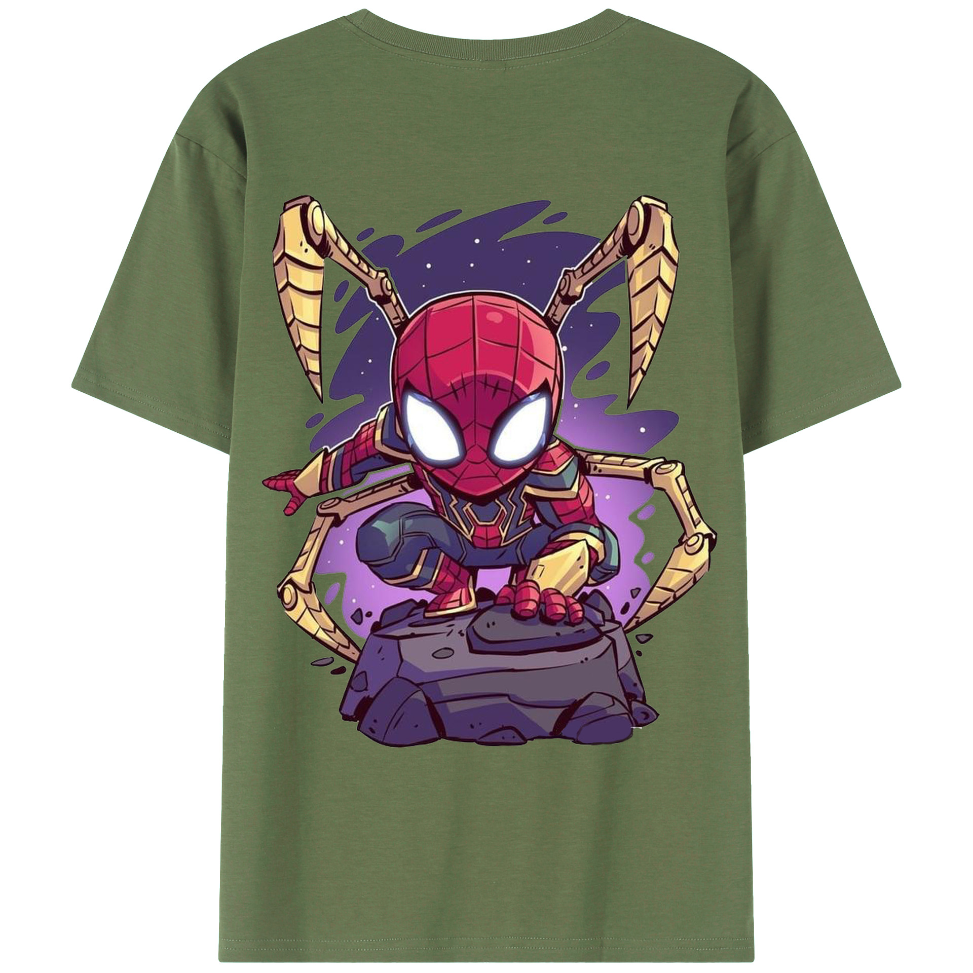 （画像用） アベンジャーズ The Avengers 綿100％ メンズ半袖Tシャツ（バックプリント） 通気性